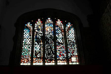 St Ethelberga - Stained Glas Detail